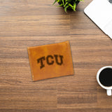NCAA TCU Horned Frogs Laser Engraved Tri-Fold Wallet Fan Gear NCAA TCU Horned Frogs