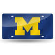 NCAA Michigan Wolverines Laser Cut Automobile Tag Fan Gear NCAA Michigan Wolverines