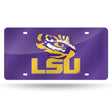 NCAA LSU Tigers Laser Cut Automobile Tag Fan Gear NCAA LSU Tigers