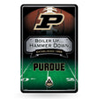 NCAA Purdue Boilermakers Large Metal Sign Fan Gear NCAA Purdue Boilermakers