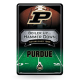 NCAA Purdue Boilermakers Large Metal Sign Fan Gear NCAA Purdue Boilermakers