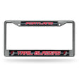 NBA Portland Trail Blazers Chrome Glitter License Plate Frame Fan Gear NBA Portland Trail Blazers