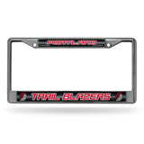 NBA Portland Trail Blazers Chrome Glitter License Plate Frame Fan Gear NBA Portland Trail Blazers