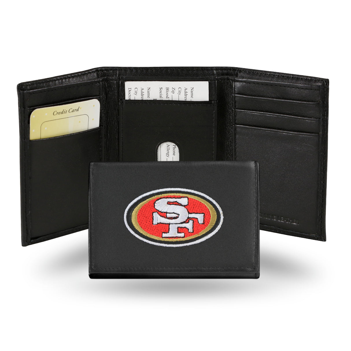 NFL San Francisco 49ers Tri-Fold Wallet Fan Gear NFL San Francisco 49ers