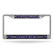 NCAA Washington Huskies License Frame Chrome Glitter Fan Gear NCAA Washington Huskies