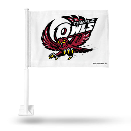NCAA Temple Owls Car Flag Fan Gear NCAA Temple Owls