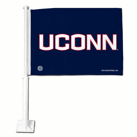 NCAA Connecticut Huskies - UCONN Car Flag Fan Gear NCAA Connecticut Huskies