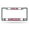 NCAA South Carolina Gamecocks License Frame Chrome Fan Gear NCAA South Carolina Gamecocks