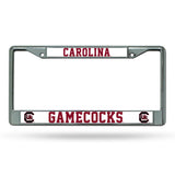 NCAA South Carolina Gamecocks License Frame Chrome Fan Gear NCAA South Carolina Gamecocks