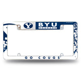 NCAA BYU Cougars All Over Chrome Frame Fan Gear NCAA BYU Cougars