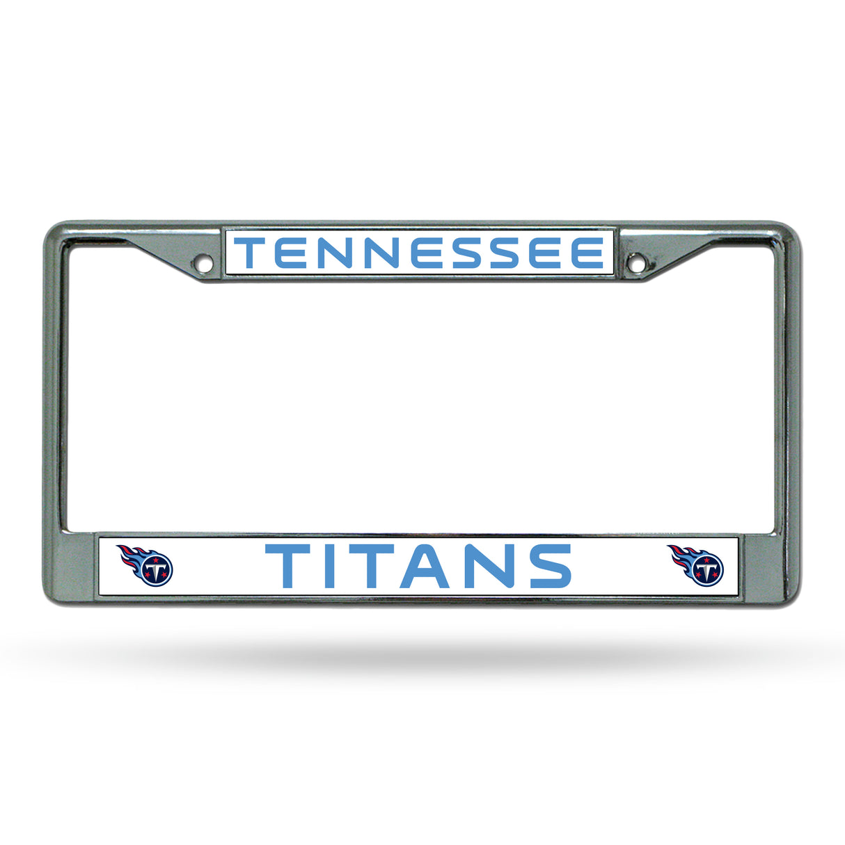 NFL Tennessee Titans License Frame Chrome Fan Gear NFL Tennessee Titans
