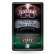 NCAA Mississippi State Bulldogs Large Metal Sign Fan Gear NCAA Mississippi State Bulldogs