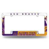 NCAA Alcorn State Braves All Over Chrome Frame Fan Gear NCAA Alcorn State Braves