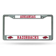 NCAA Arkansas Razorbacks License Frame Chrome Fan Gear NCAA Arkansas Razorbacks