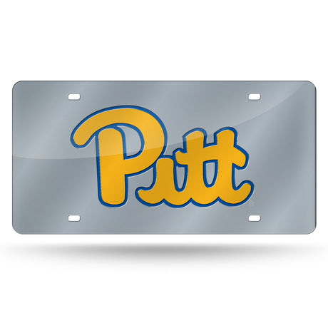 NCAA Pitt Panthers Laser Cut Tag Silver Packaged Fan Gear NCAA Pitt Panthers