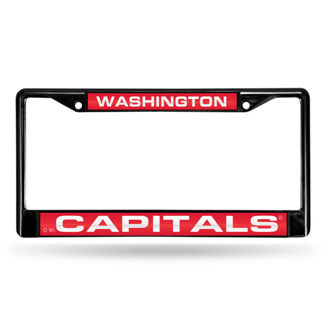 NHL Washington Capitals Laser License Frame Black Fan Gear NHL Washington Capitals