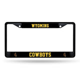 NCAA Wyoming Cowboys License Frame Black Metal Fan Gear NCAA Wyoming Cowboys