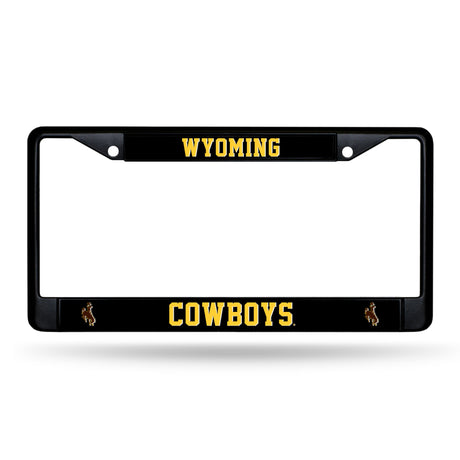 NCAA Wyoming Cowboys License Frame Black Metal Fan Gear NCAA Wyoming Cowboys