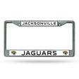 NFL Jacksonville Jaguars License Frame Chrome Fan Gear NFL Jacksonville Jaguars