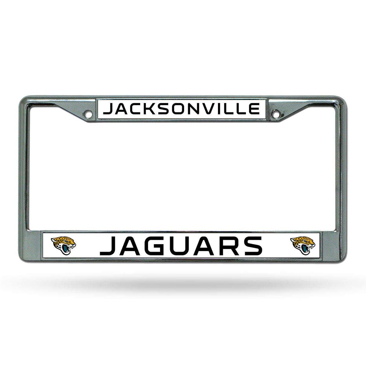 NFL Jacksonville Jaguars License Frame Chrome Fan Gear NFL Jacksonville Jaguars