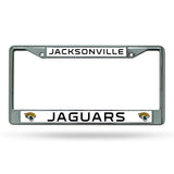 NFL Jacksonville Jaguars License Frame Chrome Fan Gear NFL Jacksonville Jaguars