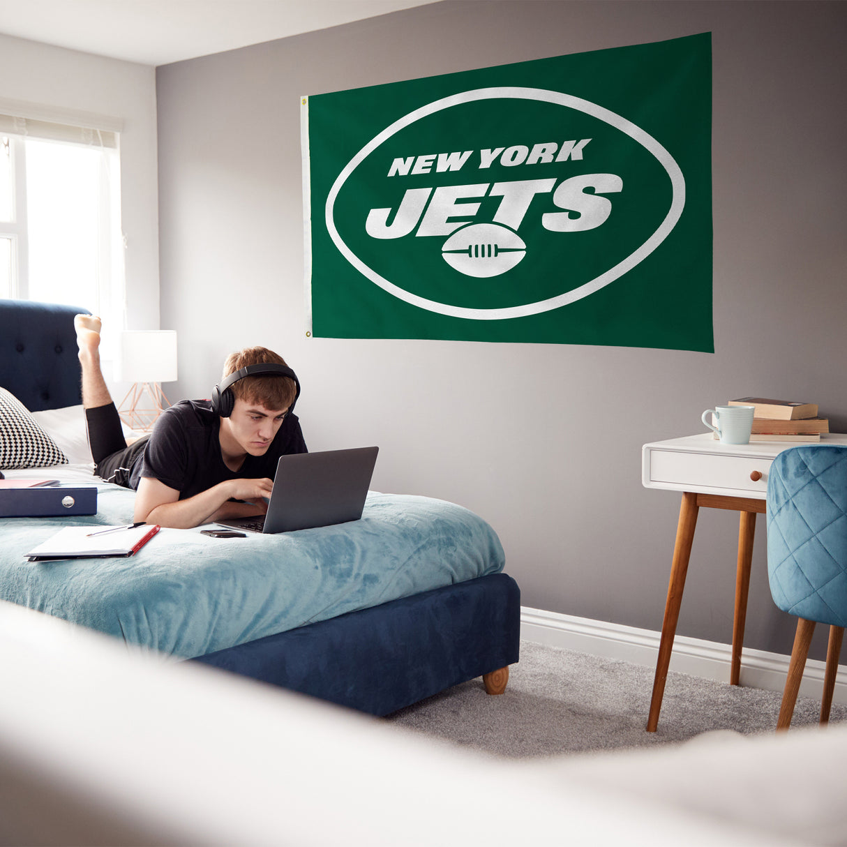 NFL New York Jets Banner Flag 3x5 Fan Gear NFL New York Jets