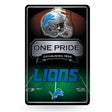 NFL Detroit Lions Large Metal Sign Fan Gear NFL Detroit Lions