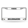 NCAA Purdue Boilermakers License Frame Chrome Fan Gear NCAA Purdue Boilermakers