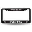 NBA Brooklyn Nets License Frame Black Metal Fan Gear NBA Brooklyn Nets