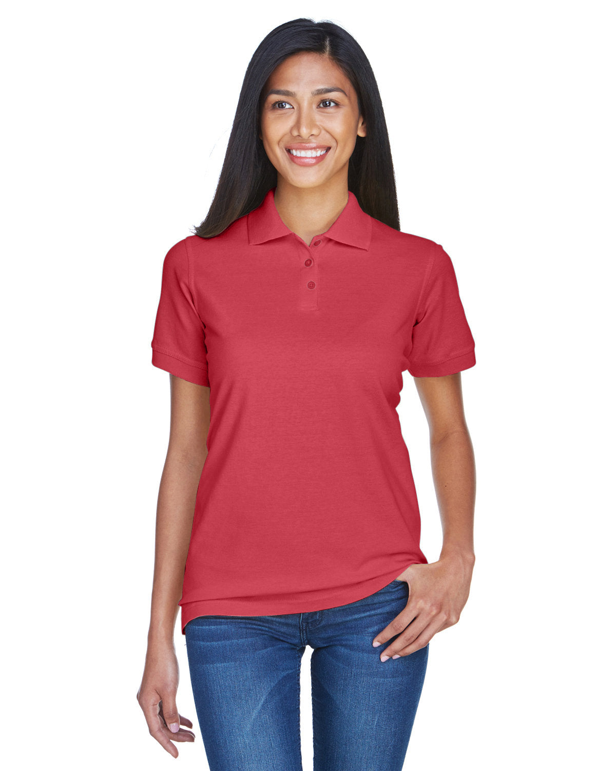UltraClub Ladies' Classic Piqué Polo Womens Apparel Shirts & Tops