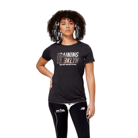New Balance Women's RBC Brooklyn Half Training Graphic Short Sleeve New Balance