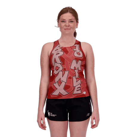 New Balance Women's Bronx 10 Mile Printed Singlet New Balance