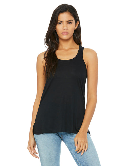 Bella + Canvas Ladies' Flowy Racerback Tank Womens Apparel Shirts & Tops