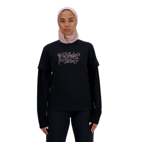 New Balance Women's Sport Floral T-Shirt New Balance