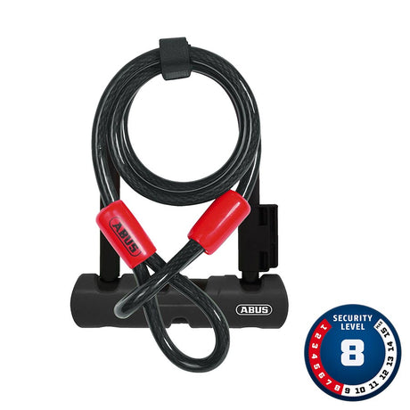 Abus Ultra 410 Mini + Cobra Loop U-Lock Bicycle Accessories Locks/Security