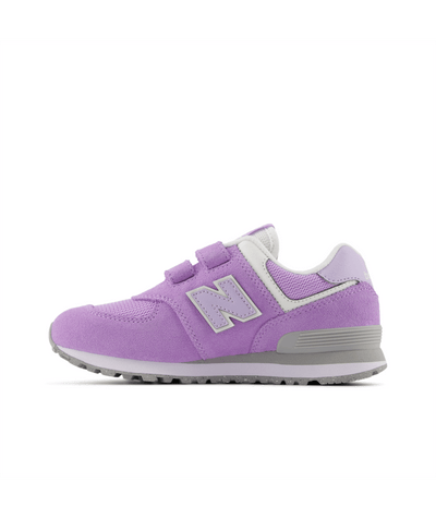New Balance Infant Youth Girls 574 Hook And Loop Shoe - PV574ESL