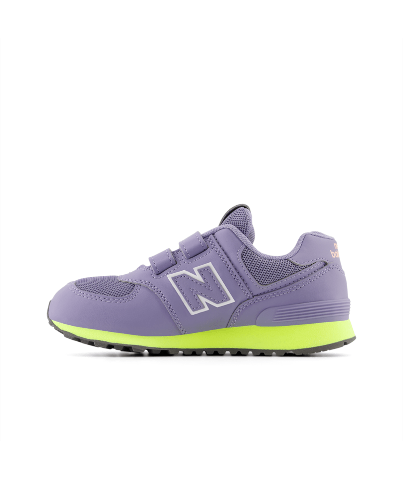New Balance Infant Youth Girls 574 Hook And Loop Shoe - PV574MSD (Wide)