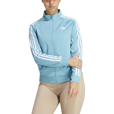 adidas Women's Warm-Up Tricot Slim 3-Stripes Track Jacket adidas