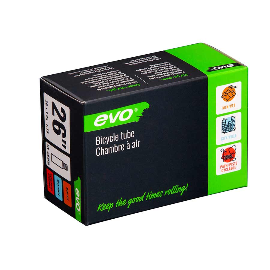 Evo Schrader Tubes Bicycle Tires/Tubes Tubes