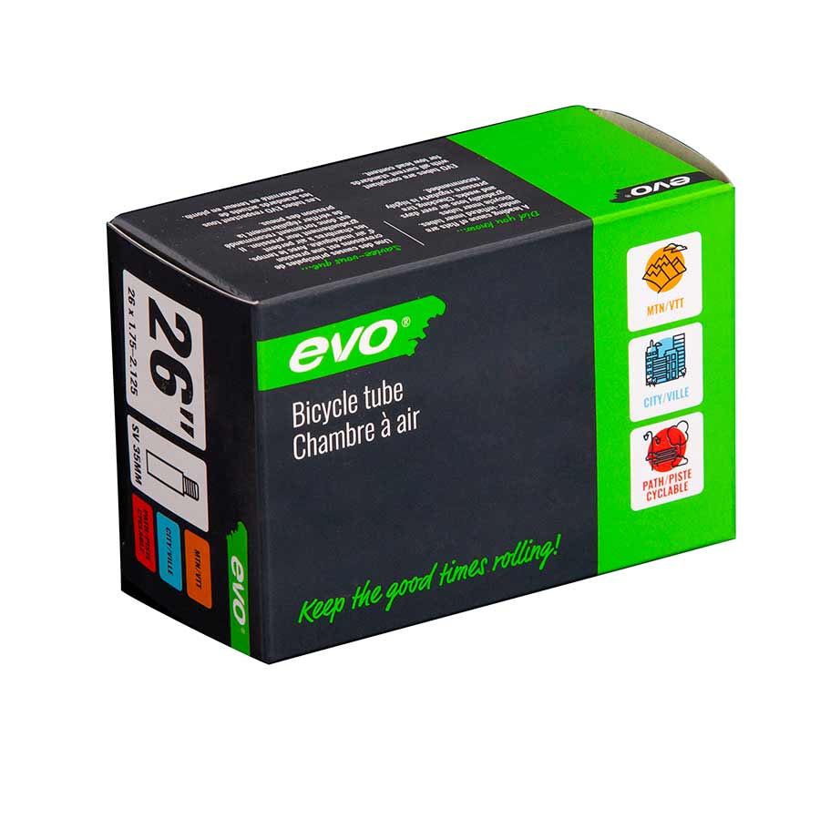 Evo Schrader Tubes Bicycle Tires/Tubes Tubes