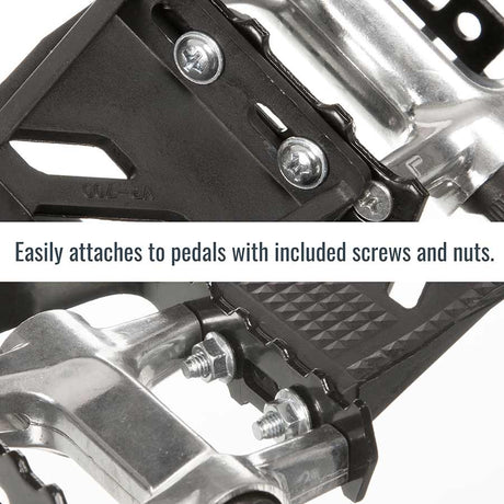 Evo Strapless Toe-Clips Pair Bicycle Parts Pedals
