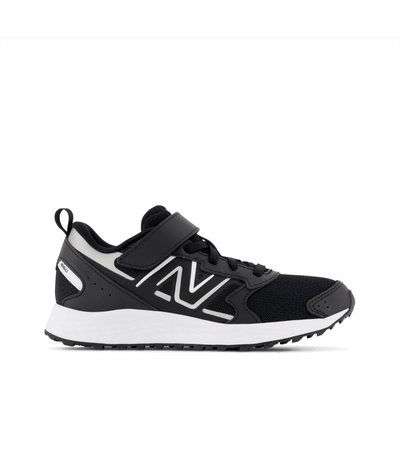New Balance Infant Youth Fresh Foam 650 Bungee Lace with Top Strap - YT650BK1 (Wide)