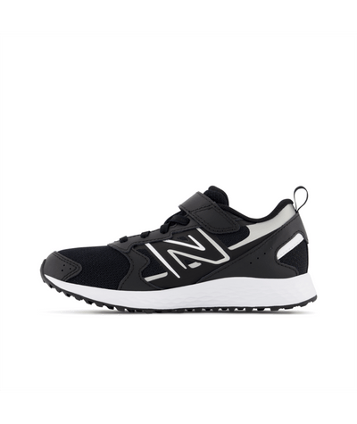 New Balance Infant Youth Fresh Foam 650 Bungee Lace with Top Strap - YT650BK1 (Wide)