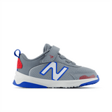 New Balance Infant Youth Boys Dynasoft 545 Bungee Lace with Top Strap Shoe - IT545GR1 New Balance
