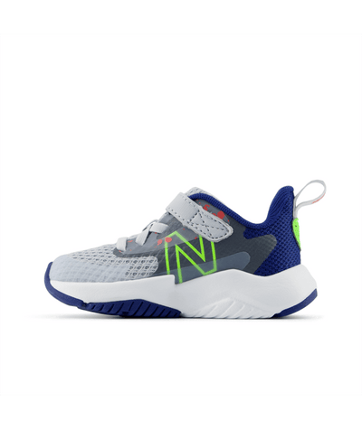 New Balance Infant Youth Boys Rave Run V2 Bungee Lace with Top Strap Shoe - ITRAVKG2