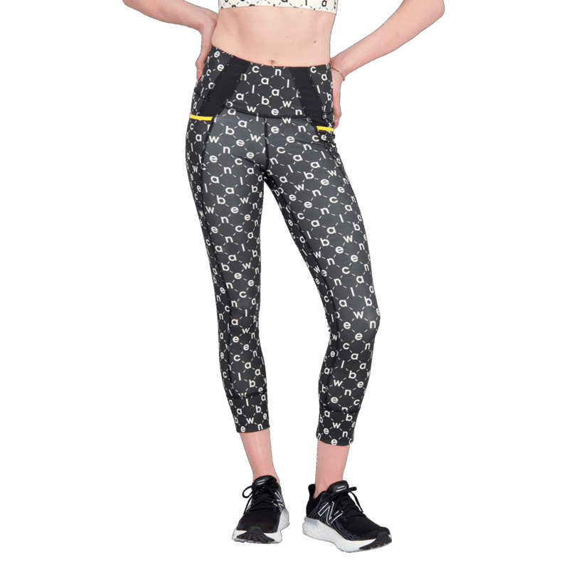New Balance Women's Shape Shield 7/8 High Rise Printed Pocket Tight New Balance