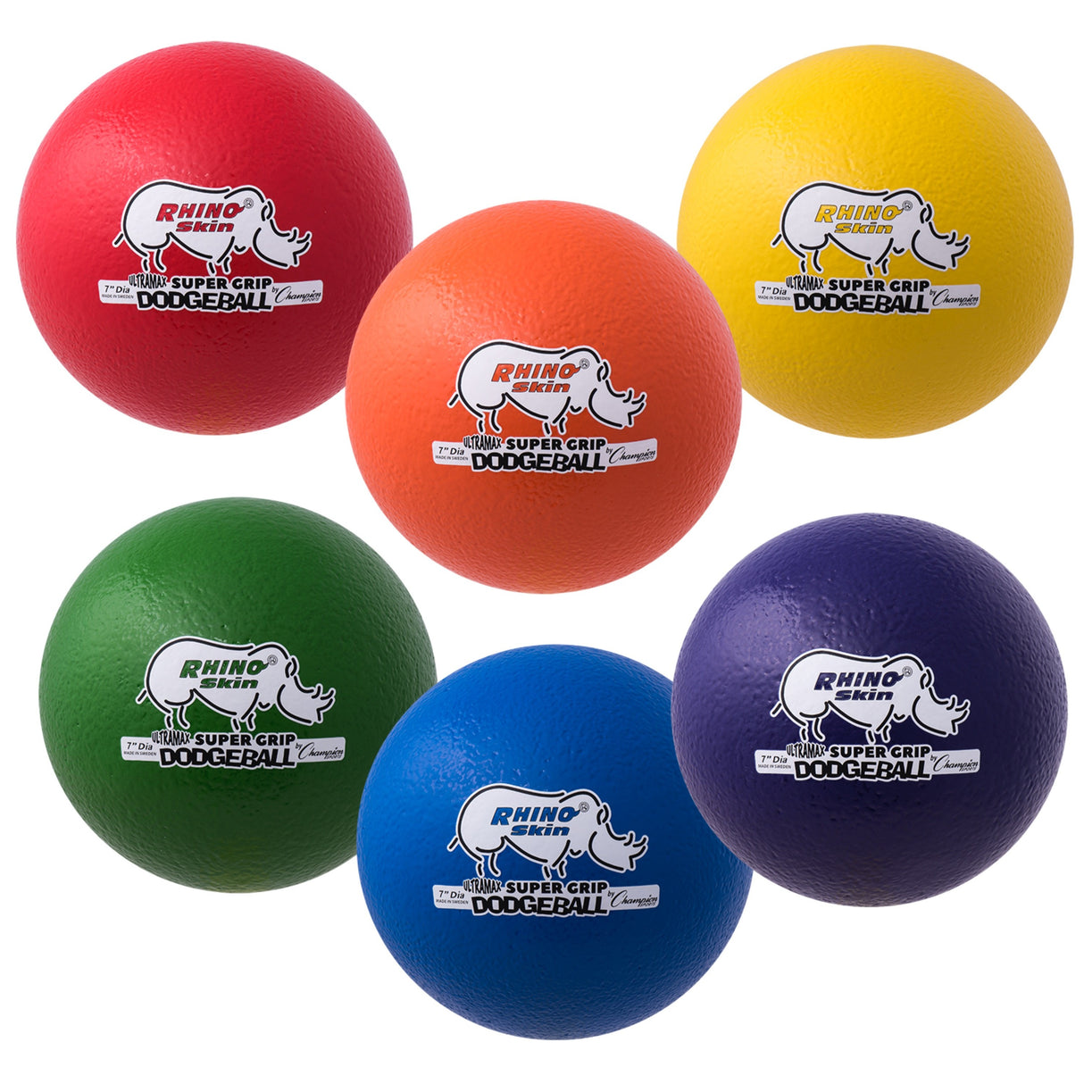 Champion Sports RHINO Skin Ultramax Dodgeballs