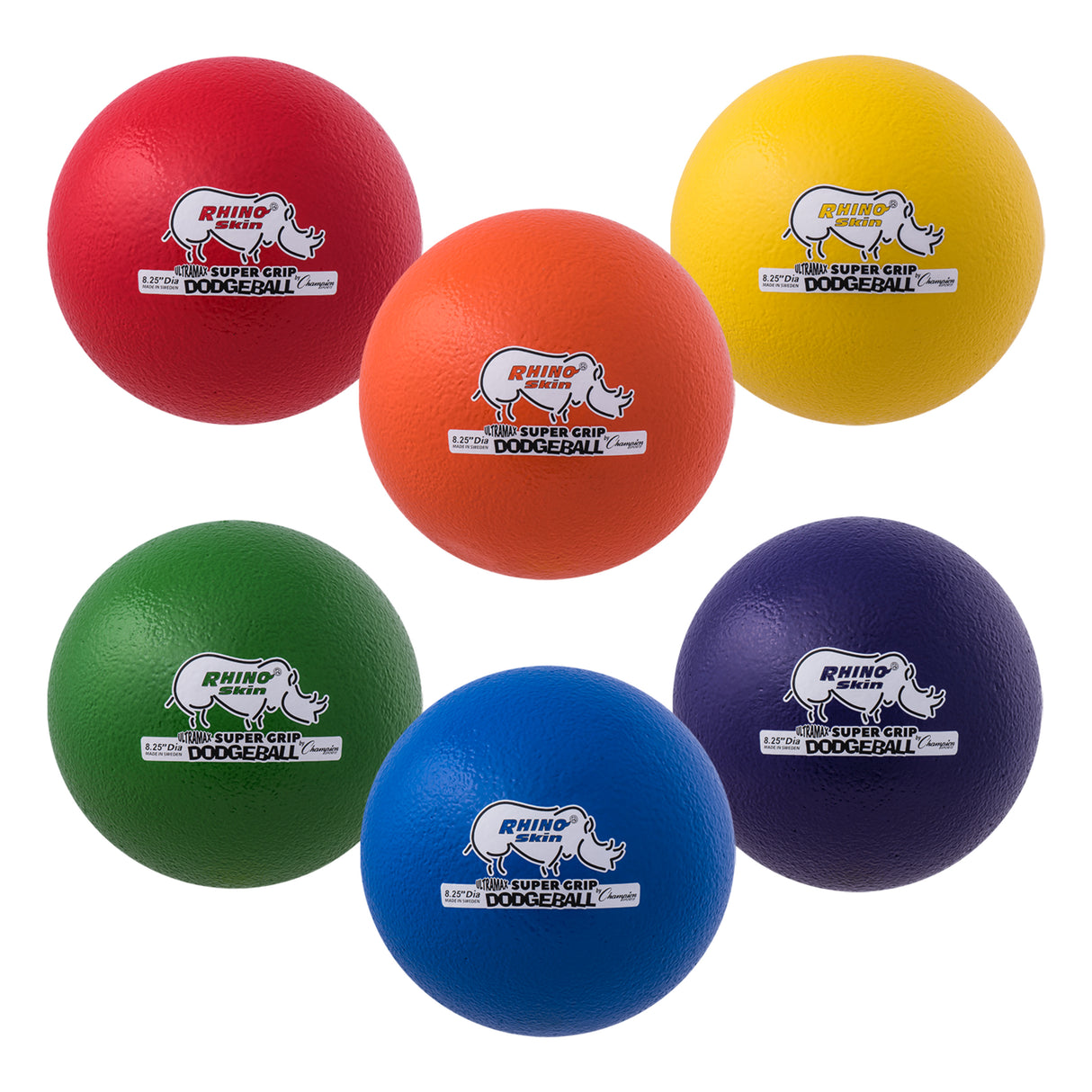 Champion Sports RHINO Skin Ultramax Dodgeballs