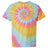 Dyenomite Men's Multi-Color Spiral Tie-Dyed T-Shirt Dyenomite