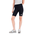 New Balance Women's Essentials Stacked Logo Cotton Fitted Short New Balance